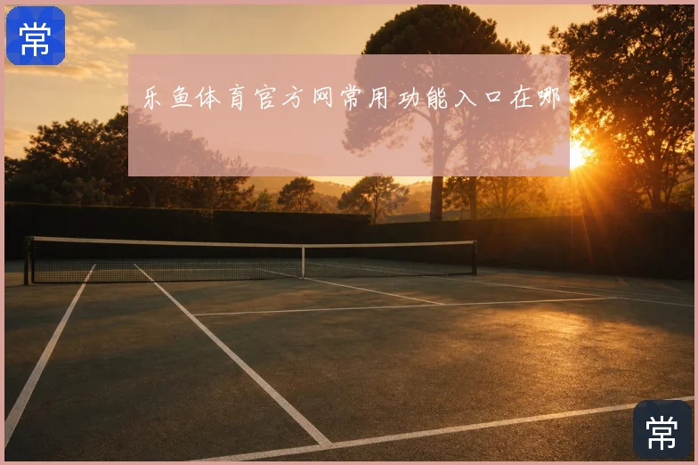 乐鱼体育官方网常用功能入口在哪
