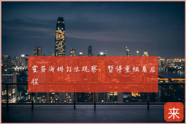 霍芬海姆打法观察，暂停重组看后程